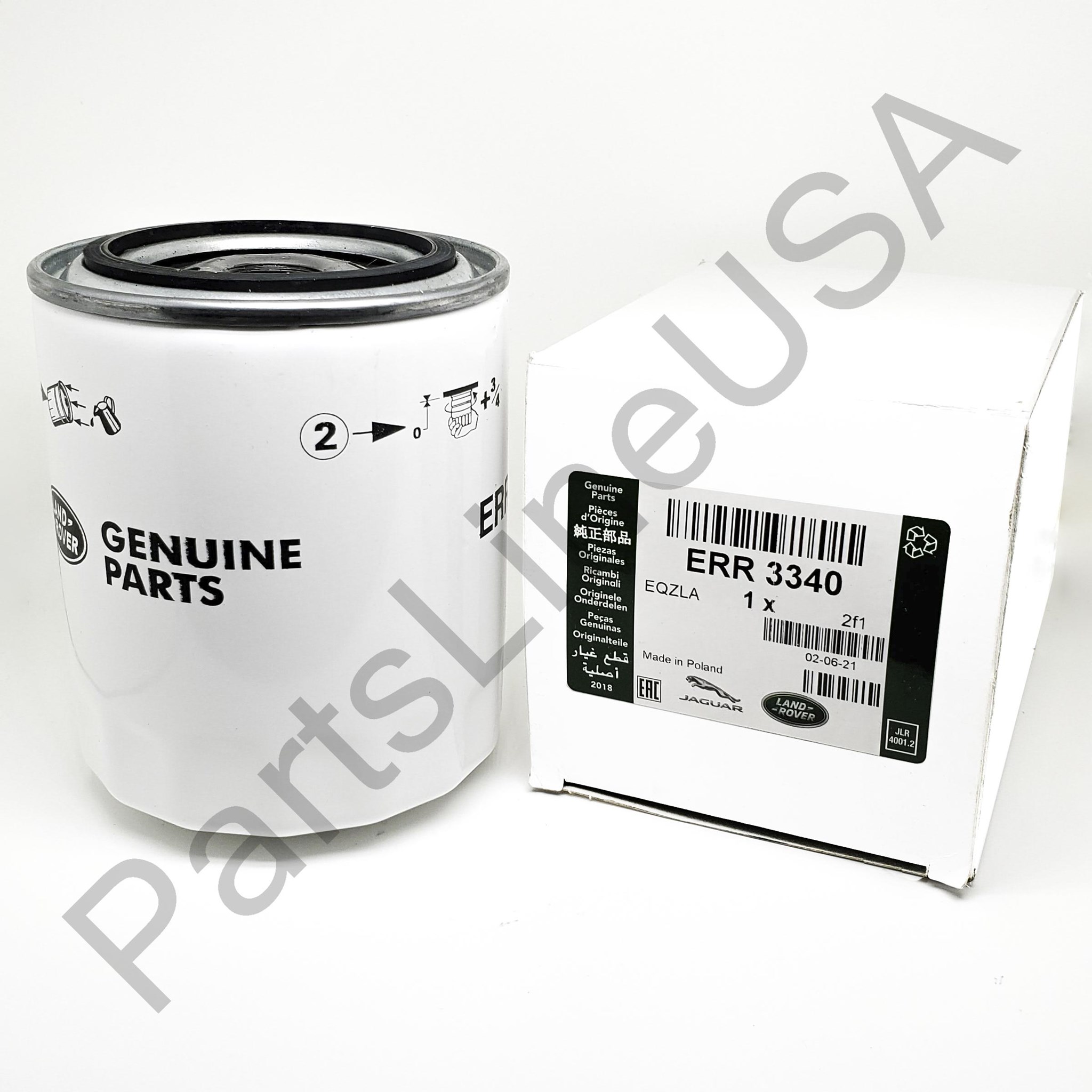 Picture of Genuine Land Rover Discovery Range Rover P38 Classic Defender Oil Filter ERR3340